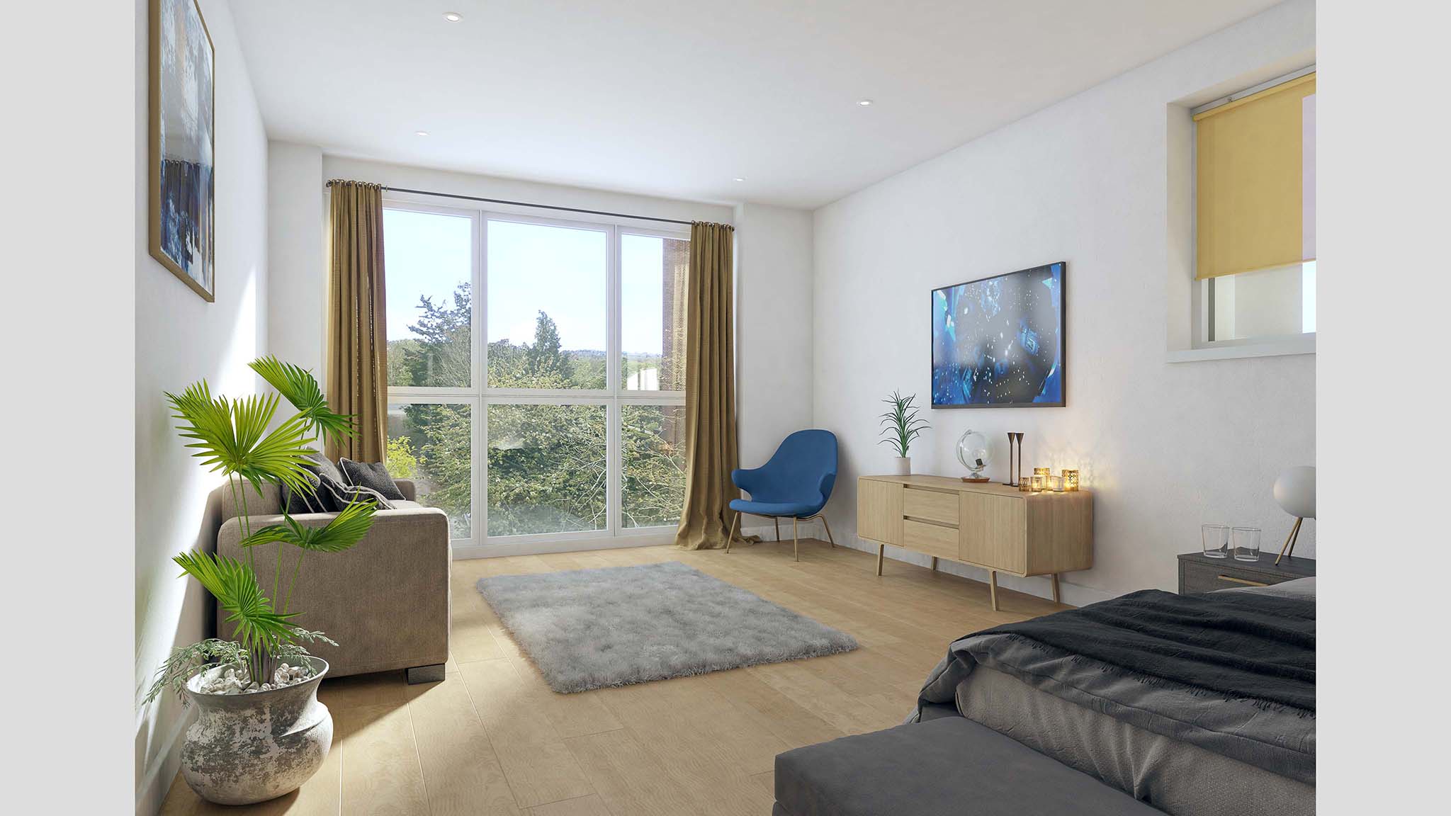 Rendered Image - 3D Internal View - Shakespeare Road